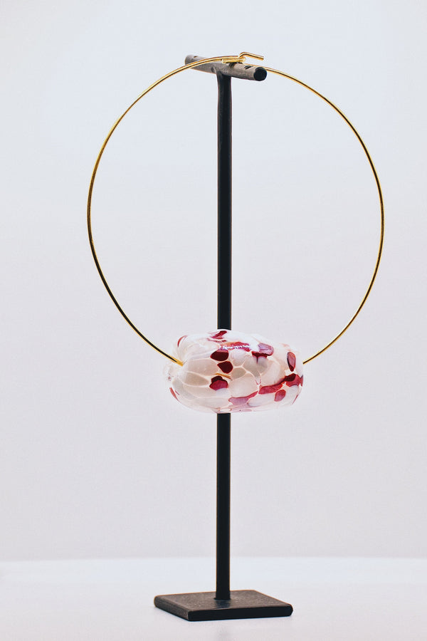 White and Pink Pendant 11