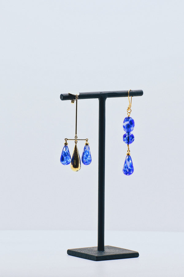 Blue Murano Earrings 08