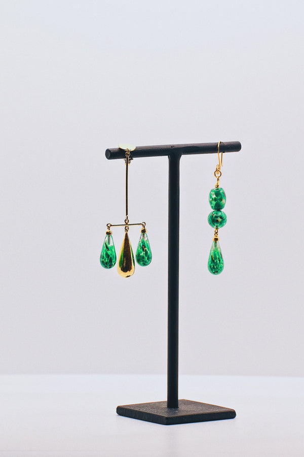 Green Murano Earrings 09