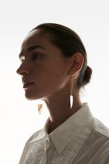 Gold Glass Earring 05