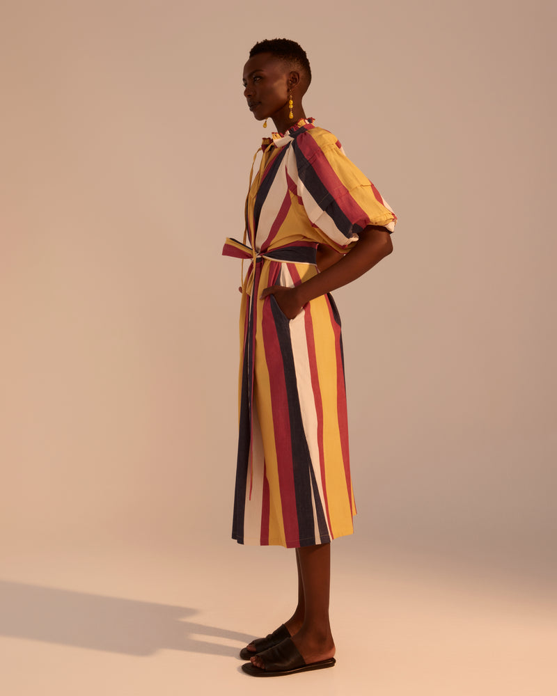 VESTIDO JAÉN RAYAS 