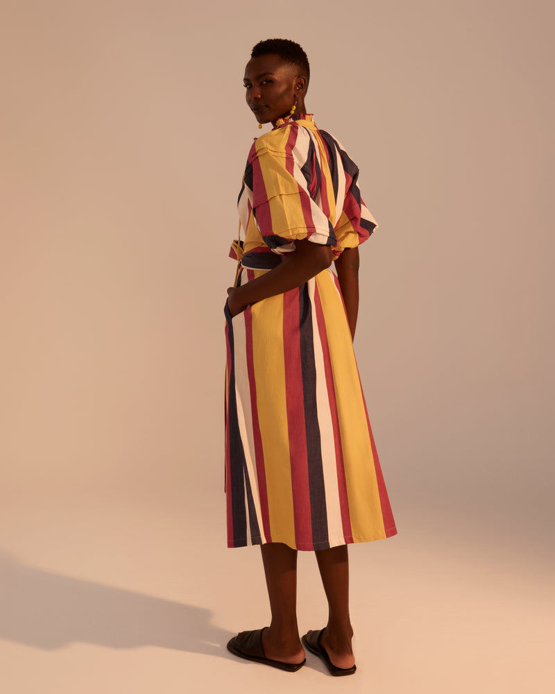 VESTIDO JAÉN RAYAS 