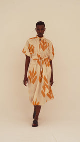 VESTIDO JAÉN NARANJA 