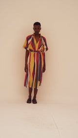 VESTIDO JAÉN RAYAS 